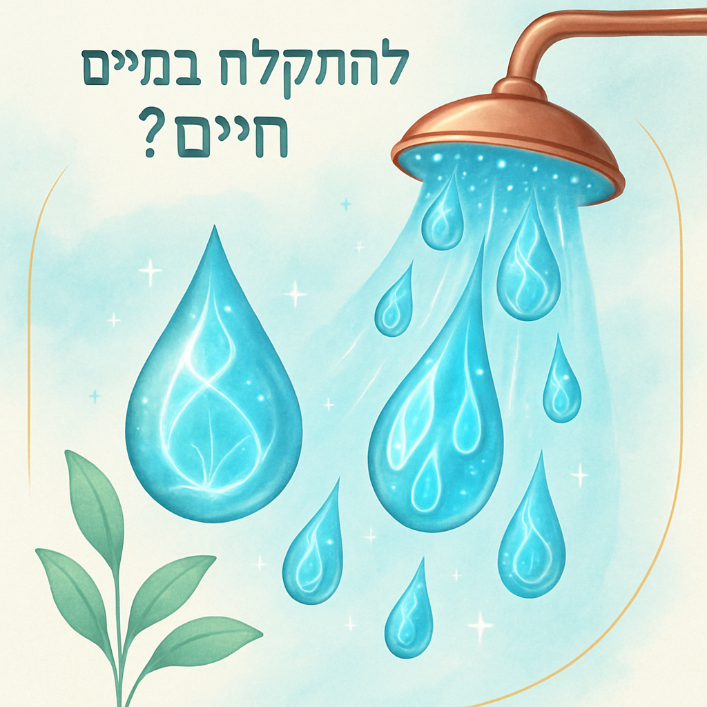 מים חיים במקלחת